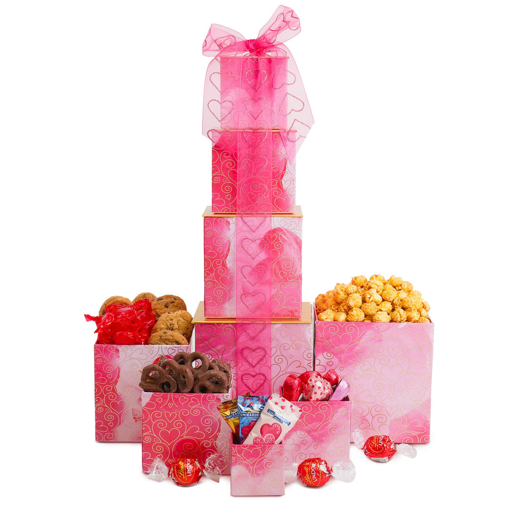 Chocolate Decadence Valentine's Day Tower